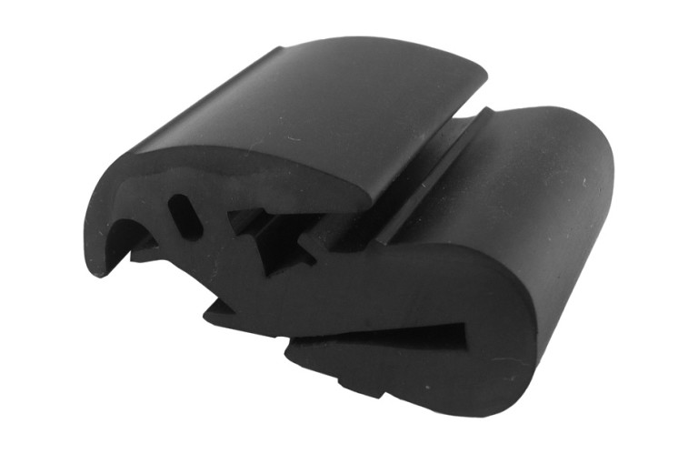 Rubber glazing profiles